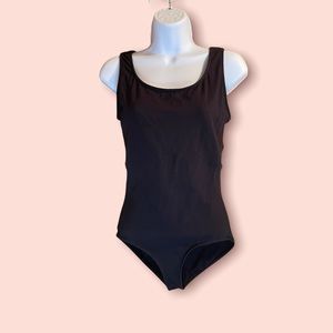 Black leotard, large